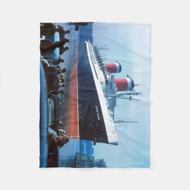 Den stora frakten:  SS United States Fleecefilt (Framsidan)