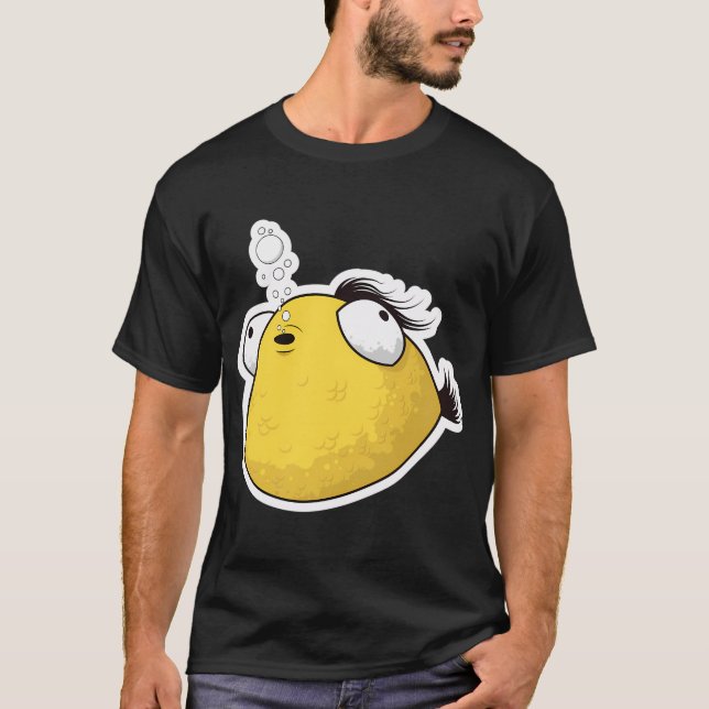 Den Stora Gyllene Fisken T Shirt (Framsida)