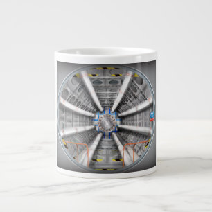Den stora Hadron Collider Jumbo Mugg
