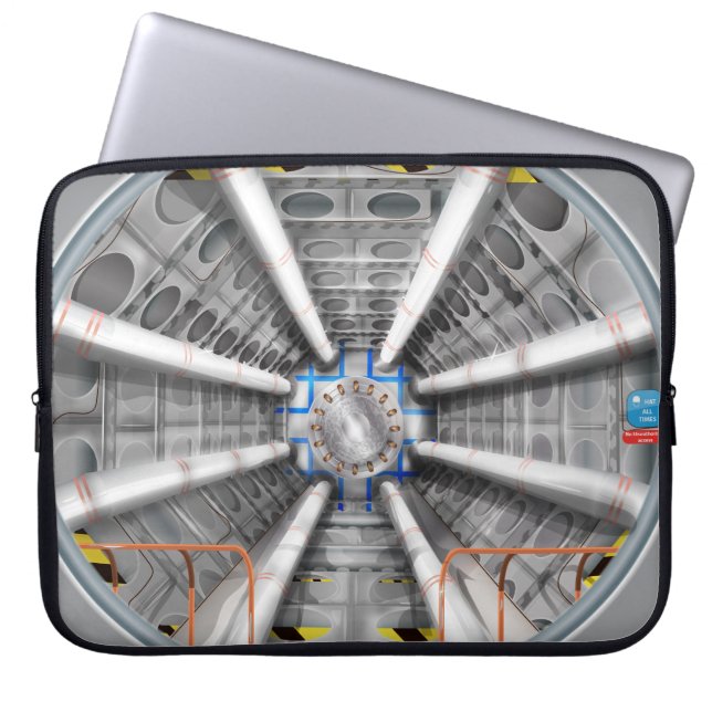 Den stora Hadron Collider Laptop Fodral (Framsidan)