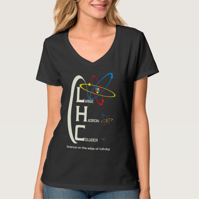 Den stora Hadron Collider T-Shirt Physics Älskare  (Framsida)