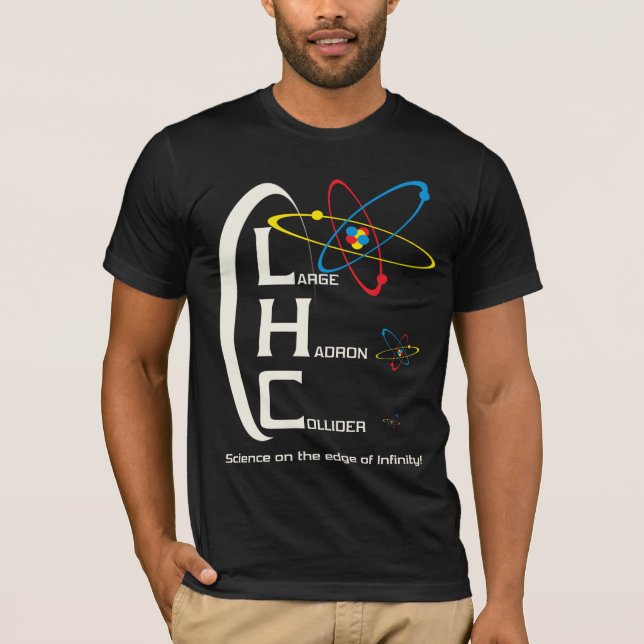 DEN STORA HADRONCOLLIDEREN T-SHIRT (Framsida)