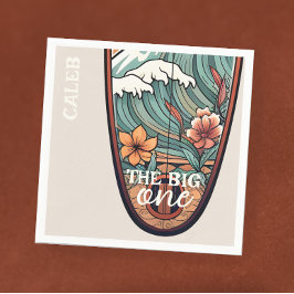 Den stora hawaiiska Surfan första födelsedag Anpas Pappersservett