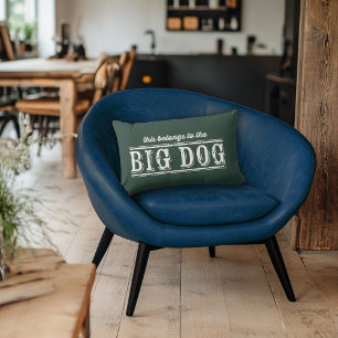 Den stora Hund T-Shirt Lumbarkudde