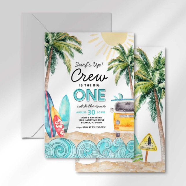 Den stora inbjudan på en Surfas födelsedag (Skapare uppladdad)