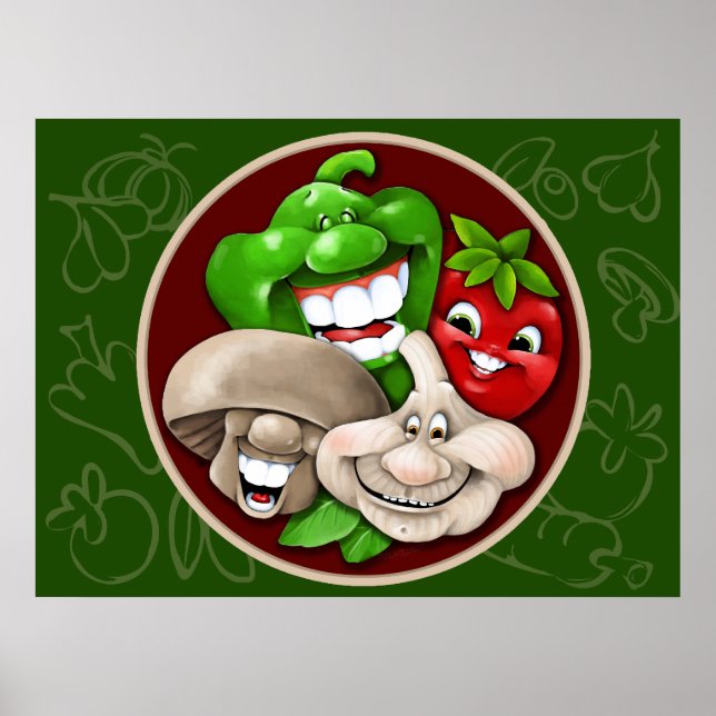 Den stora italienska familjen Lycklig! Poster (Framsidan)