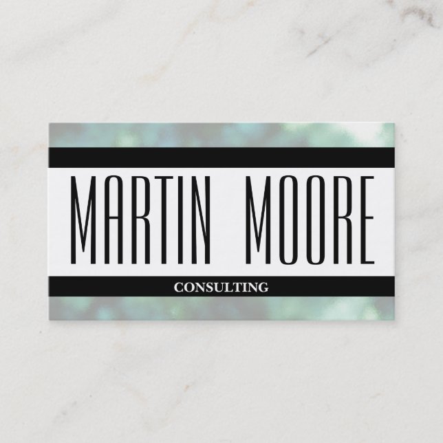 Den stora jättebrevnamn bricka täcker visitkort (Framsida)