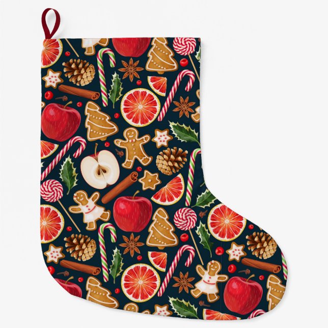 Den stora julklappen stor julstrumpa (Framsidan)
