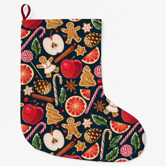 Den stora julklappen stor julstrumpa (Framsidan)