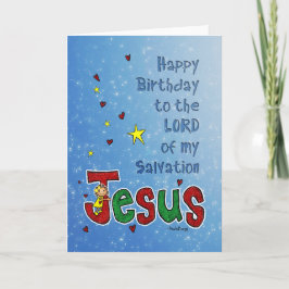 Den stora julkrubben "Grattis på födelsedagen Jesu Helgkort
