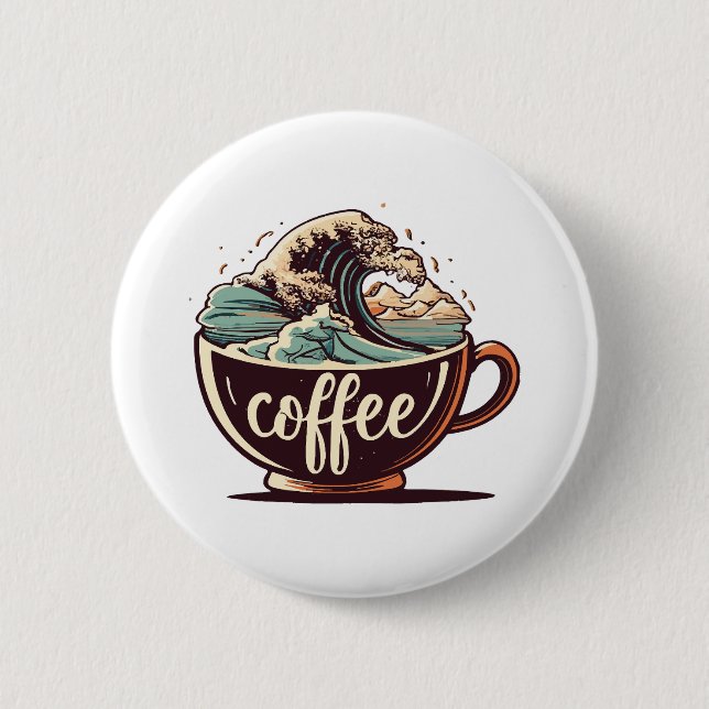 Den Stora Kaffe-Vågen Knapp (Framsida)