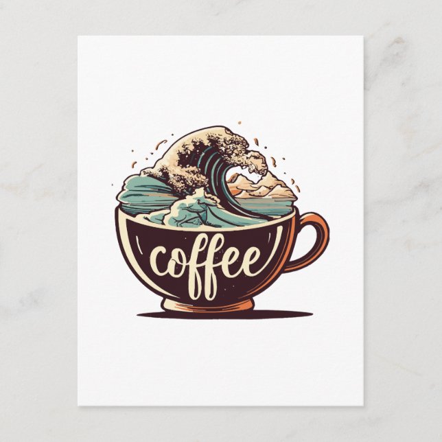 Den Stora Kaffe-Vågen Tilläggskort (Framsida)