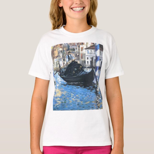 Den stora kanalen i Venedig Edouard Manet T Shirt (Framsida)