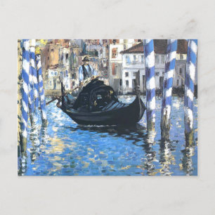 Den stora kanalen i Venedig Edouard Manet Vykort