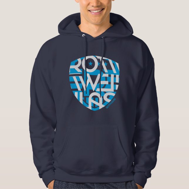Den stora marinhoodien - manar - skyddar hoodie (Framsida)