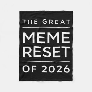 Den stora meme-återställningen 2026 roliga interne fleecefilt