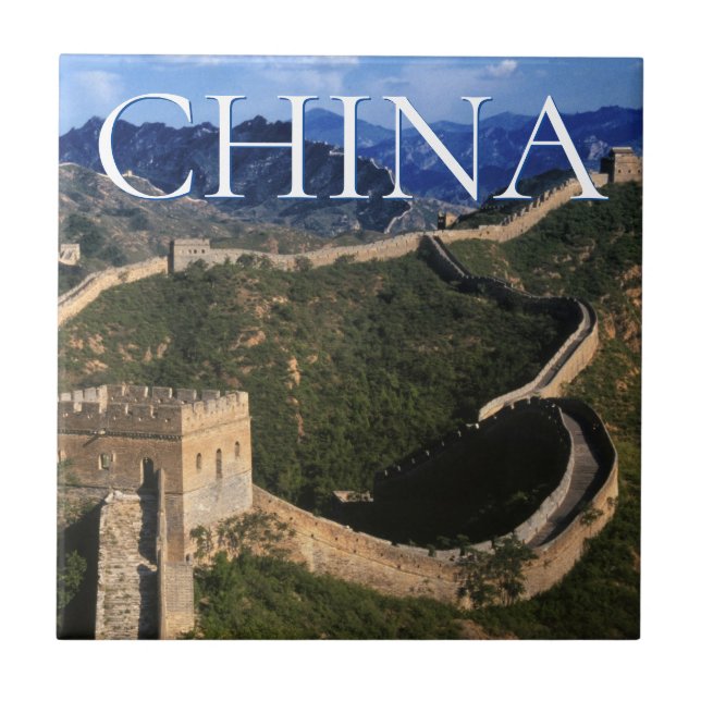 Den stora muren | Jinshanling, Kina Kakelplatta (Framsidan)