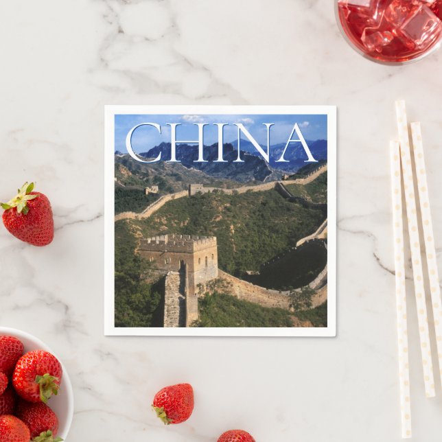Den stora muren | Jinshanling, Kina Pappersservett (Insitu)