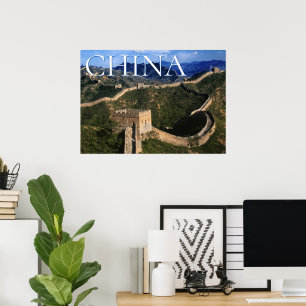 Den stora muren Jinshanling, Kina Poster
