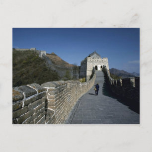 Den stora muren, Peking, Kina Vykort