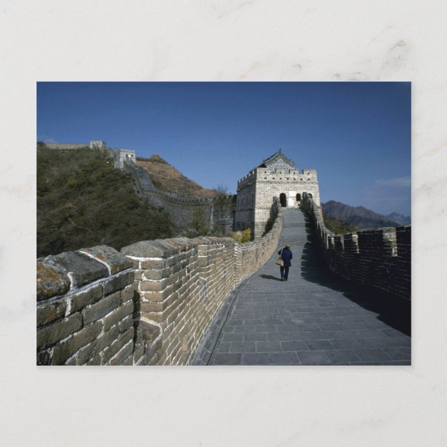 Den stora muren, Peking, Kina Vykort (Framsida)
