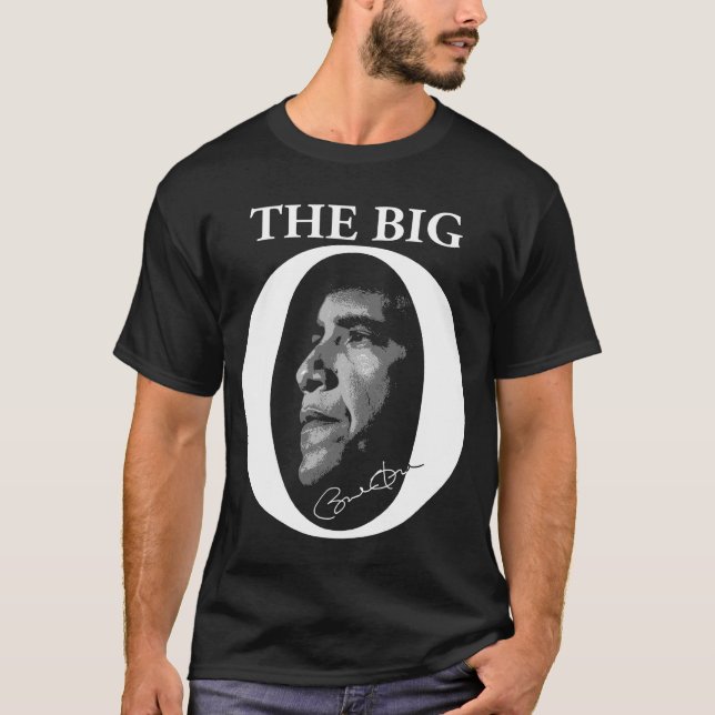 Den stora nollan - Barack Obama T Shirt (Framsida)