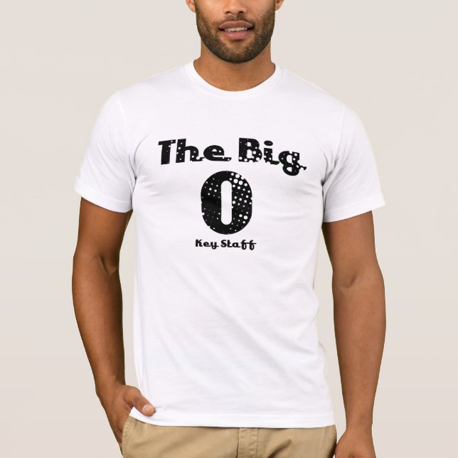 Den stora nollan tee shirt (Framsida)