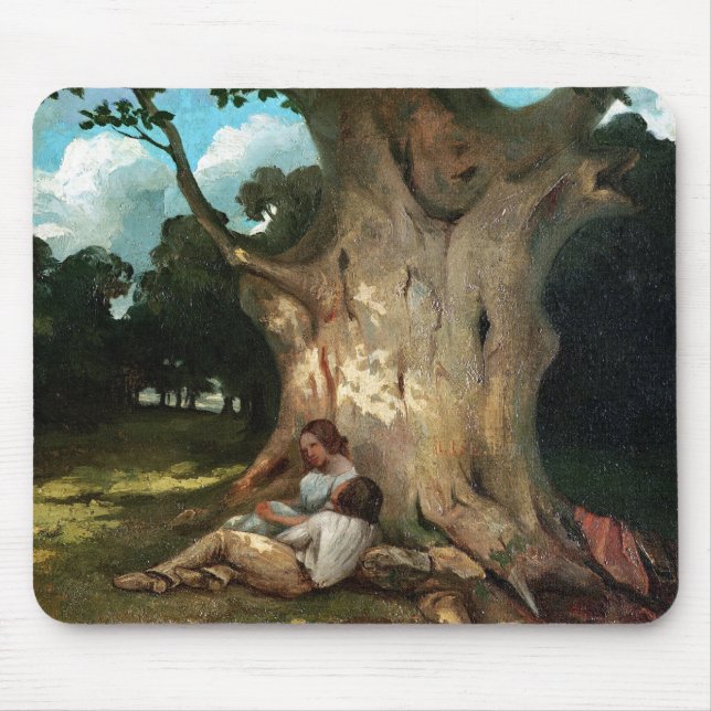 Den stora oaken musmatta (Framsidan)