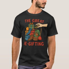 Den Stora Omsgåvan – Rolig Vit Elefant Jul T Shirt