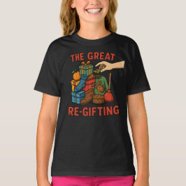 Den Stora Omsgåvan – Rolig Vit Elefant Jul T Shirt