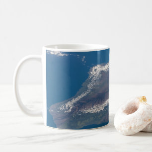 Den stora ön Hawaii och dess berg Kaffemugg