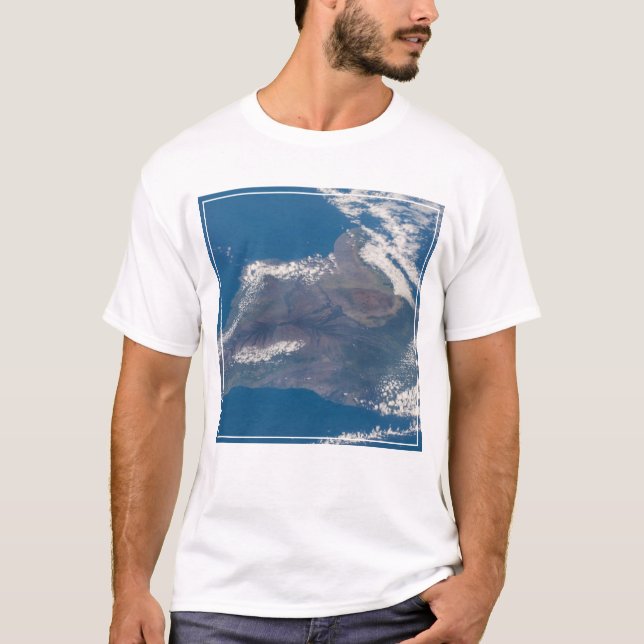 Den stora ön Hawaii och dess berg T Shirt (Framsida)