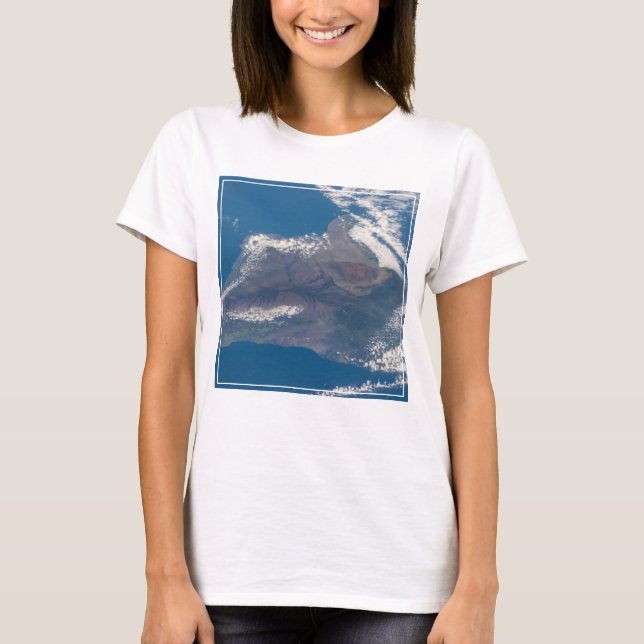 Den stora ön Hawaii och dess berg T Shirt (Framsida)