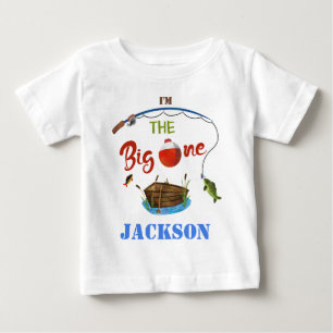 Den stora One baby t-shirt Boy-fiskaren