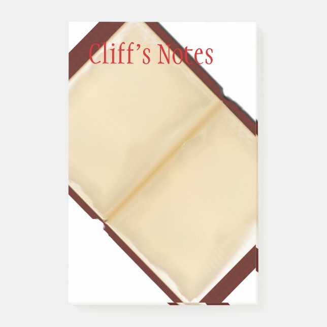 Den stora öppna boken Postar-it® noterar Post-it Block (Framsida)