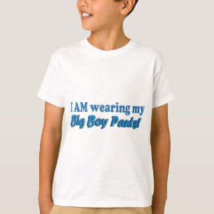 Den stora pojken flåsar textdesign t shirt