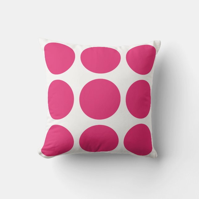 Den stora polka dots kudder kudde (Framsida)