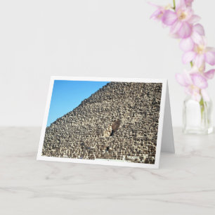 Den stora pyramiden i Giza, egyptisk Kort