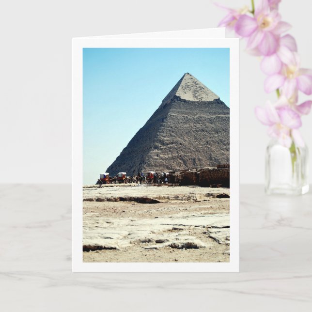 Den stora pyramiden i Giza, Kairo, Egypten Kort (Orkide)
