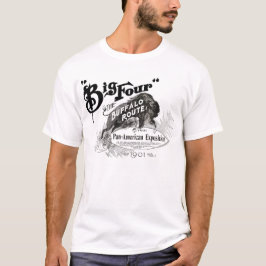 Den stora rutten för fyra buffel panorerar t-shirt