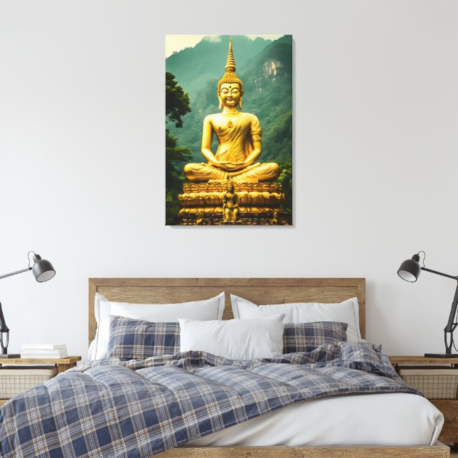 Den stora Samadhi av Suvarna Canvastryck (Insitu (sovrum))