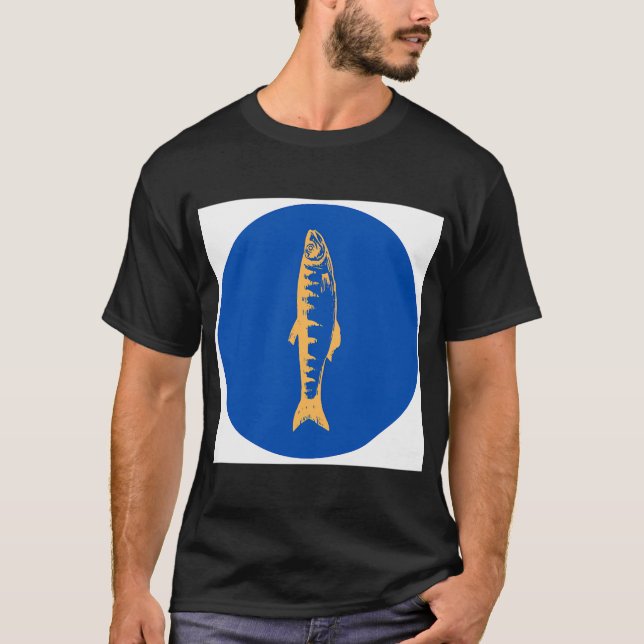 Den stora sardin t shirt (Framsida)