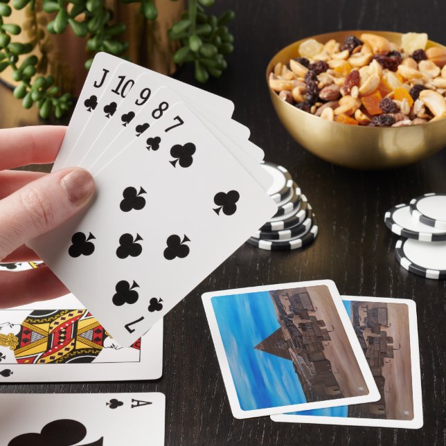 Den stora sfingen och pyramiden Khafre Casinokort (På plats)