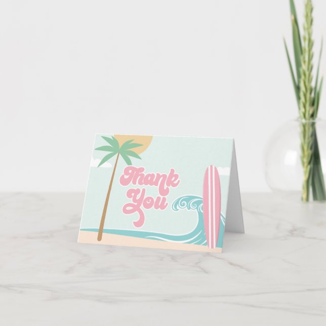 Den stora som överlevde första födelsedagen Tack Kort (Framsida)