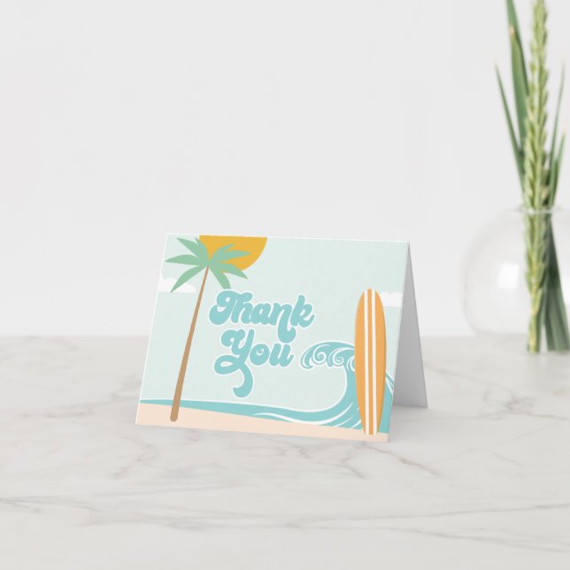 Den stora som överlevde första födelsedagen Tack Kort (Framsida)