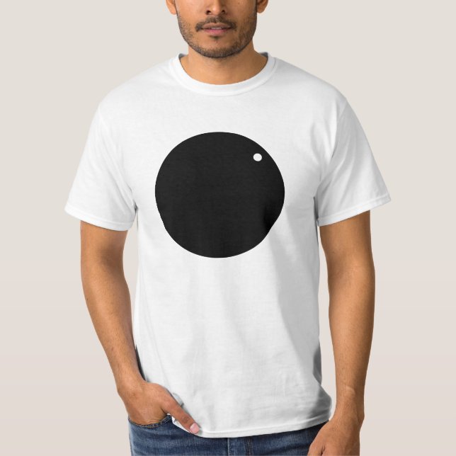 Den stora svarten cirklar - T-skjortahelvete Tee (Framsida)