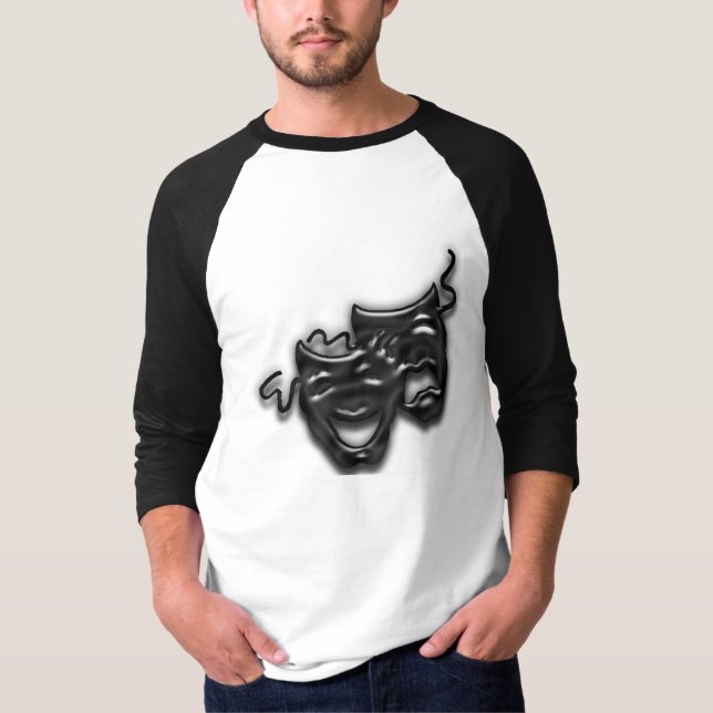 Den stora svarten maskerar RaglanT-tröja T-shirt (Framsida)