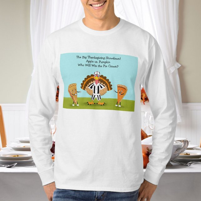 Den stora Thanksgivingen med visningspumpan och äp T Shirt (Skapare uppladdad)