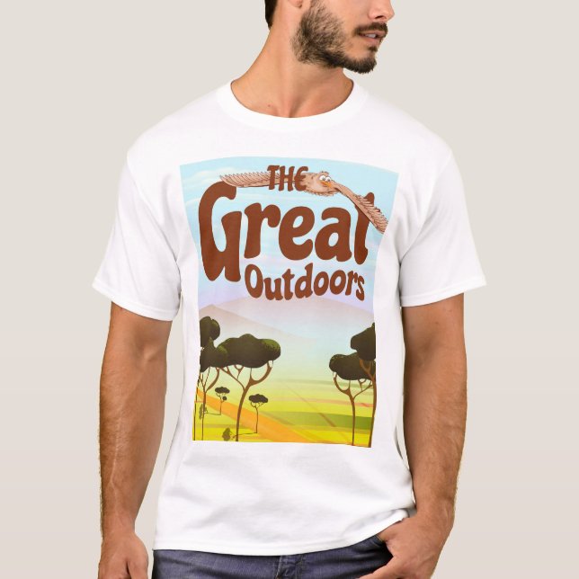 Den Stora Utomhusvärlden T-shirt (Framsida)