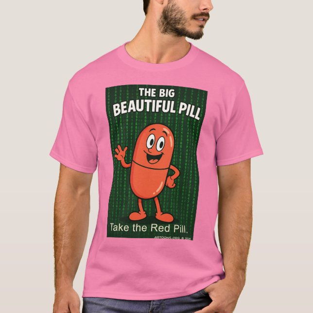 Den Stora Vackra Pillen T Shirt (Framsida)
